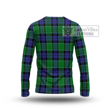 Haldane Tartan Long Sleeve T-Shirt with Family Crest DNA In Me Style - Tartan Vibes Clothing