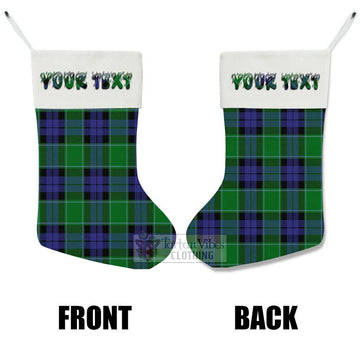 Haldane Tartan Christmas Stocking with Personalized Text - Tartan Vibes Clothing
