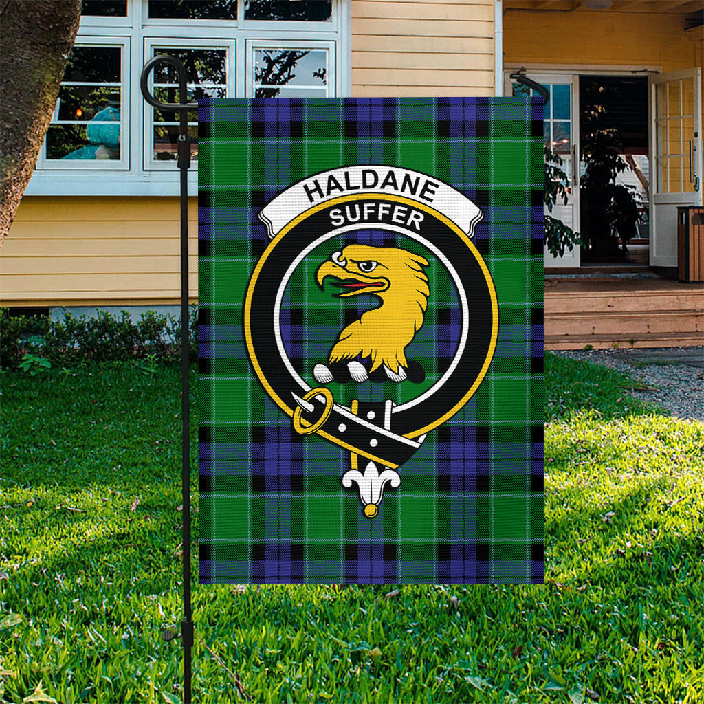 Haldane Tartan Flag with Family Crest - Tartan Vibes Clothing