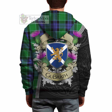 Haldane Tartan Family Crest Hoodie Lion Rampant Royal Thistle Shield Celtic Inspired - Tartan Vibes Clothing