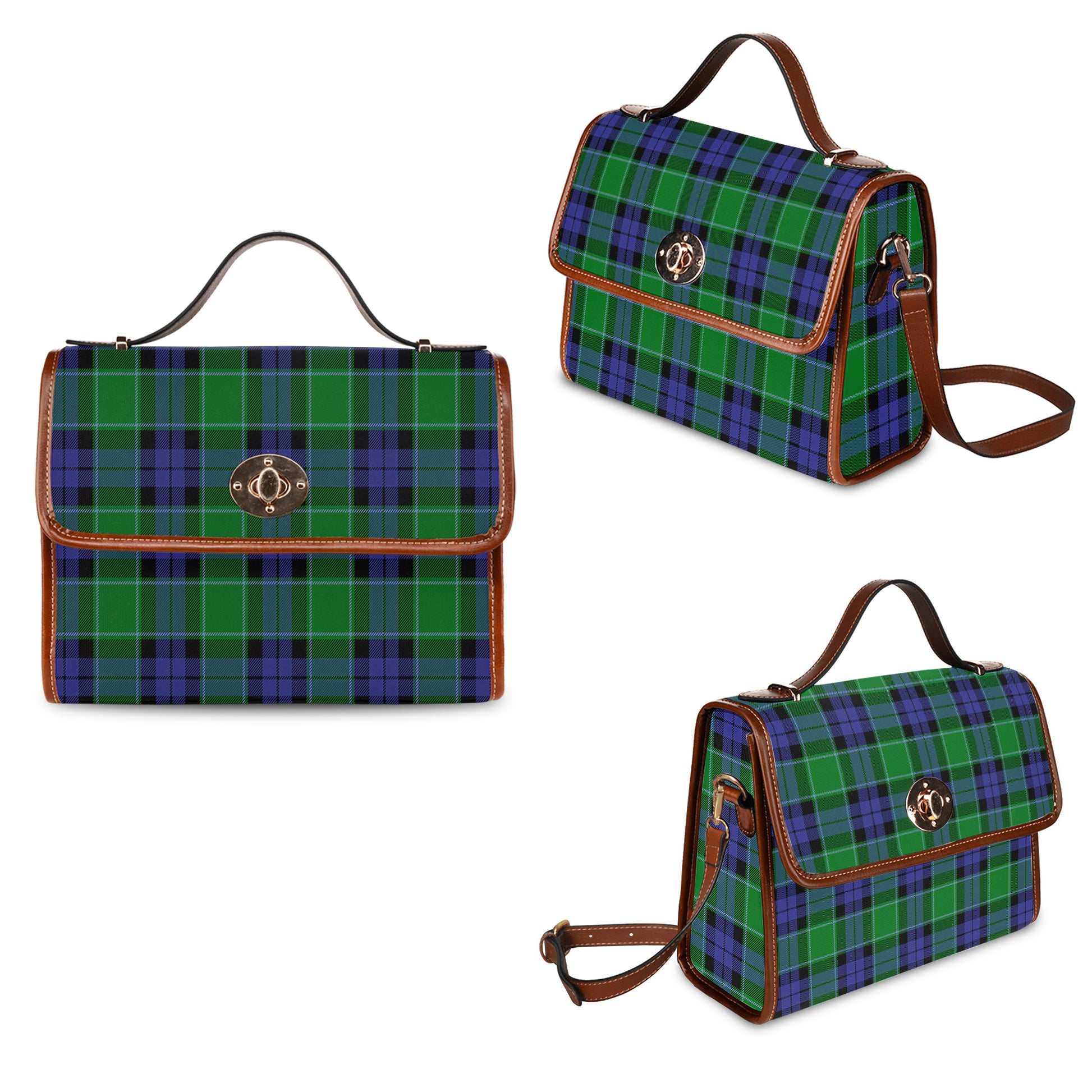haldane-tartan-leather-strap-waterproof-canvas-bag