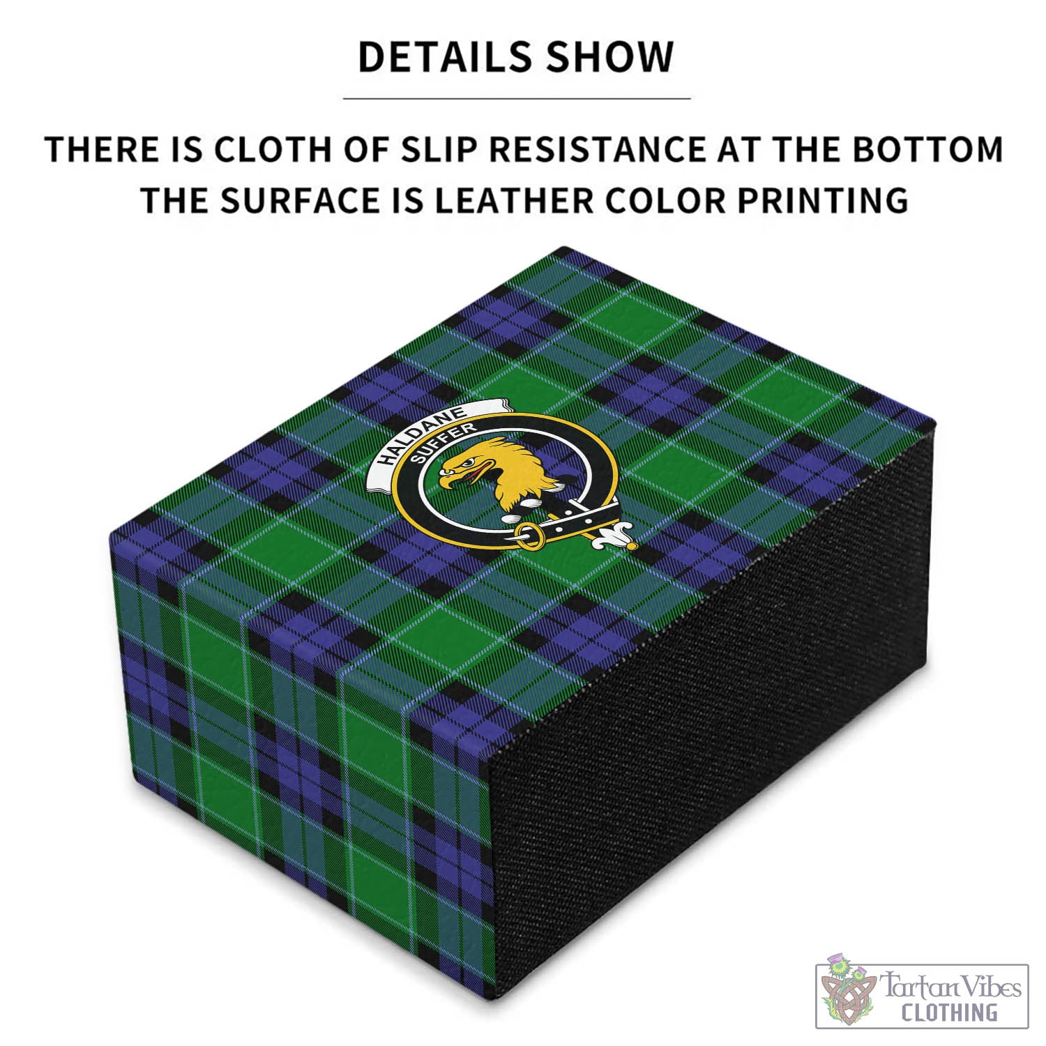 Haldane Tartan Pen Holder with Family Crest - Tartan Vibes Clothing