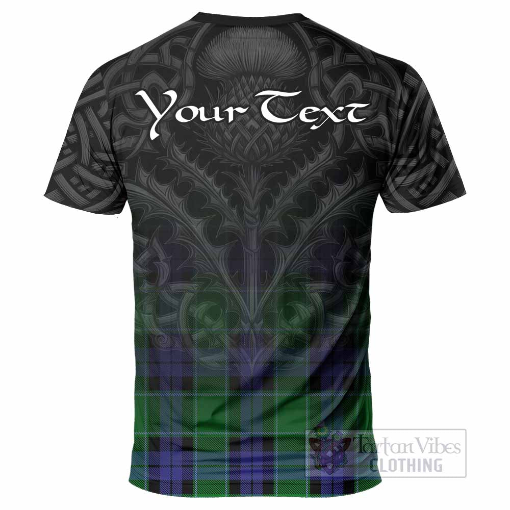 Haldane Tartan T-Shirt with Family Crest Celtic Thistle Vibes - Tartan Vibes Clothing