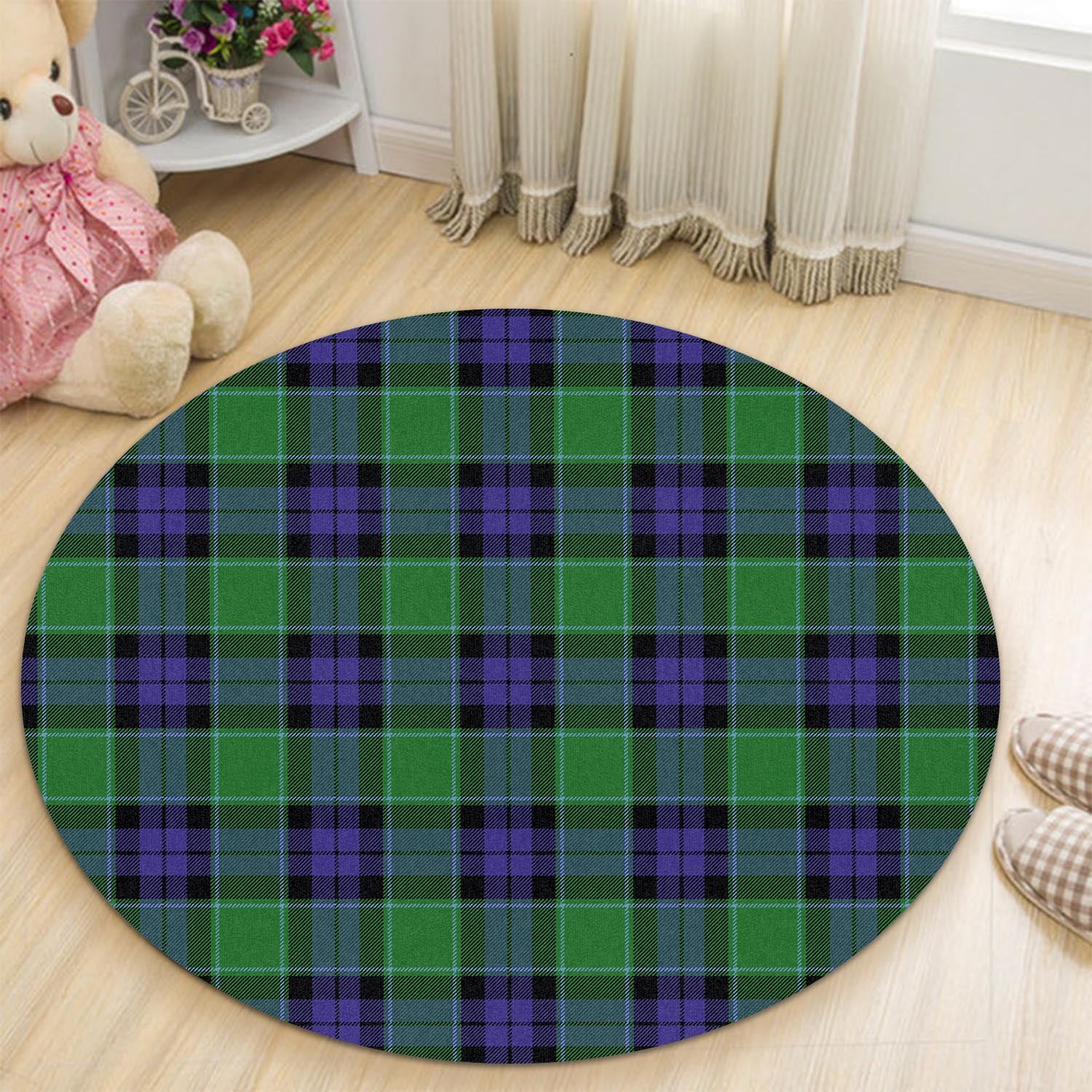 Haldane Tartan Round Rug - Tartan Vibes Clothing