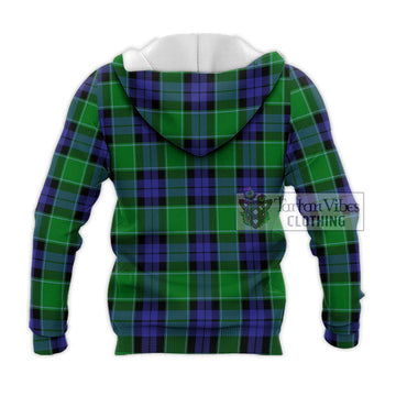Haldane Tartan Knitted Hoodie with Family Crest DNA In Me Style - Tartan Vibes Clothing