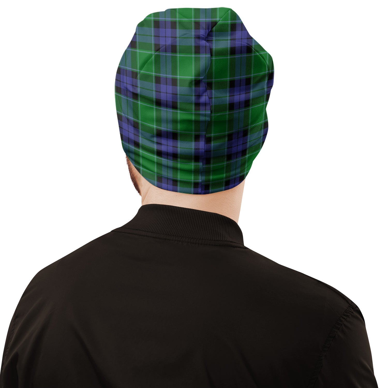 Haldane Tartan Beanies Hat with Family Crest - Tartan Vibes Clothing