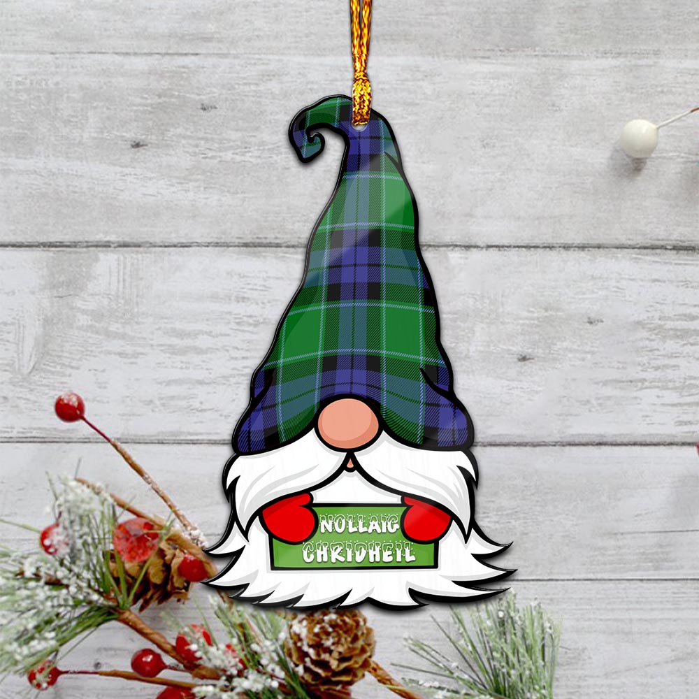 Haldane Gnome Christmas Ornament with His Tartan Christmas Hat - Tartan Vibes Clothing