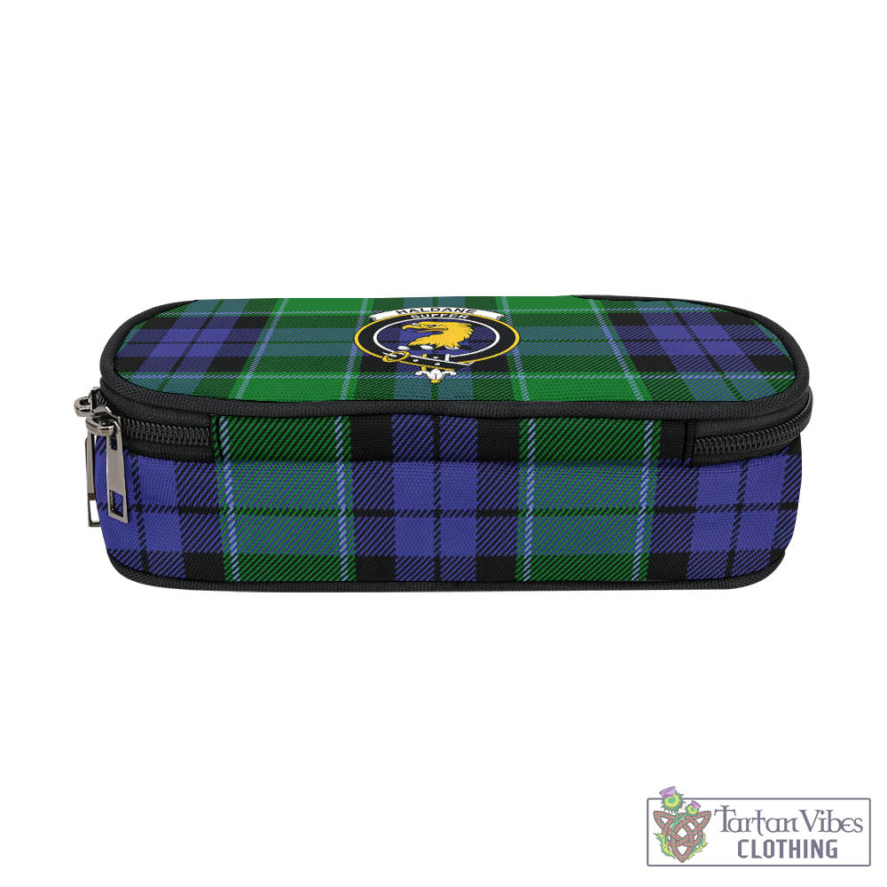 Haldane Tartan Pen and Pencil Case with Family Crest - Tartan Vibes Clothing
