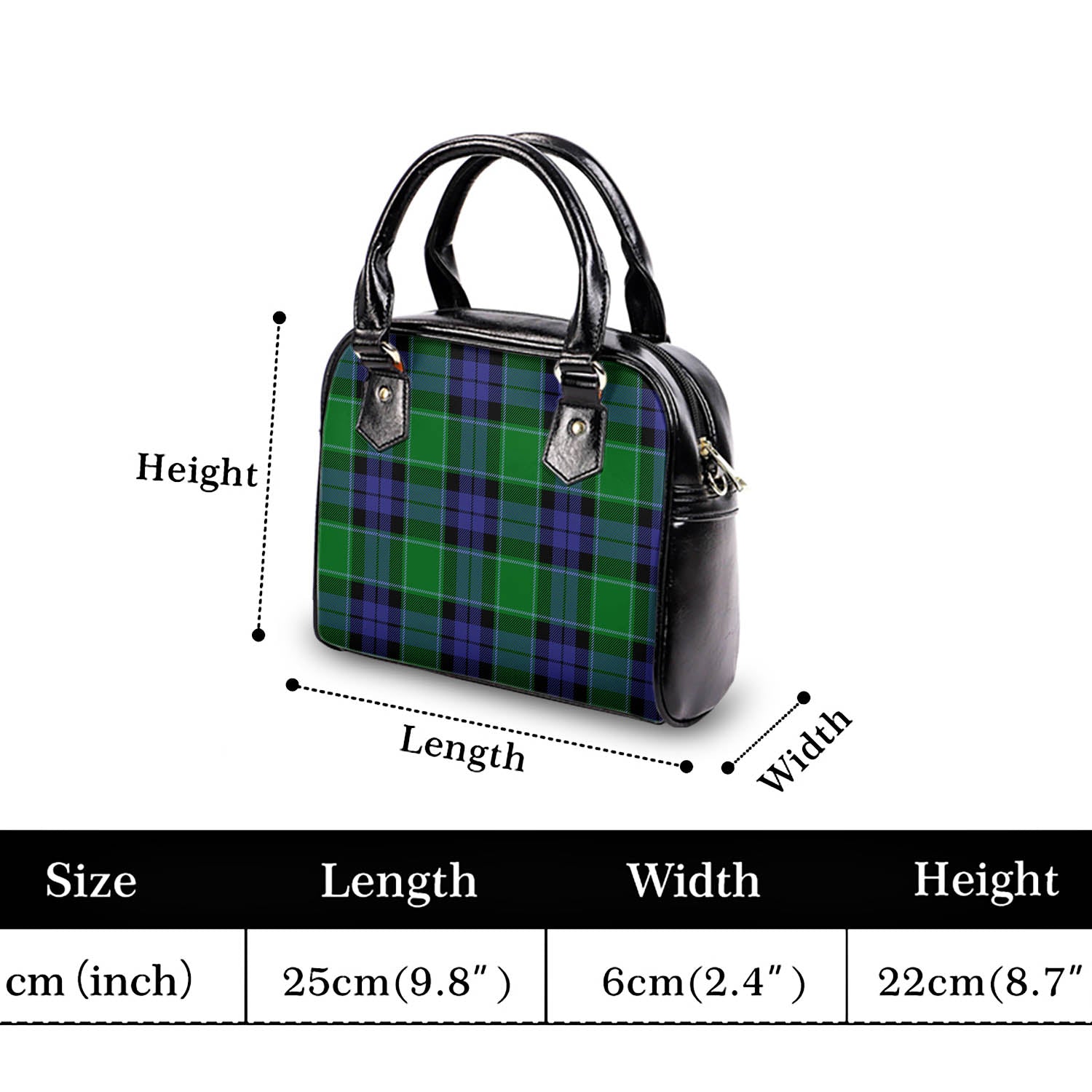 Haldane Tartan Shoulder Handbags - Tartan Vibes Clothing