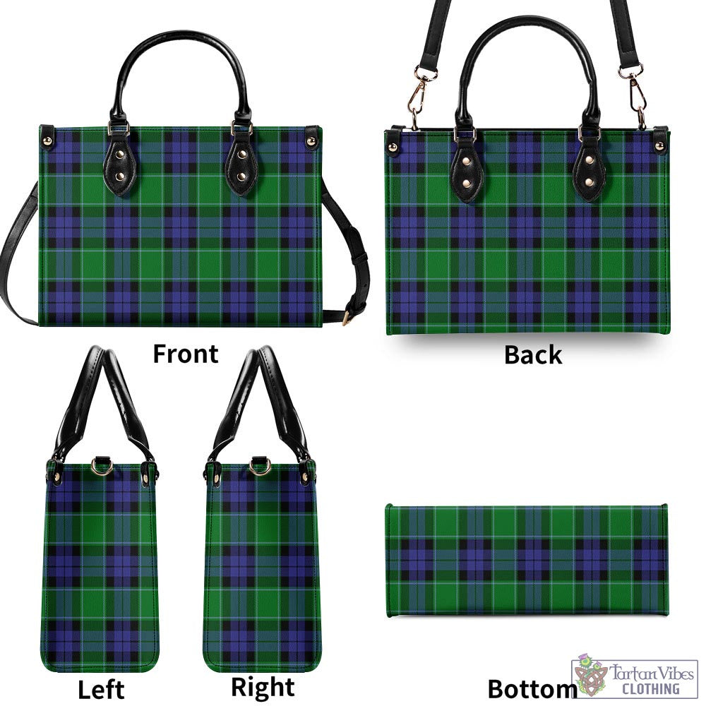 Haldane Tartan Luxury Leather Handbags - Tartan Vibes Clothing
