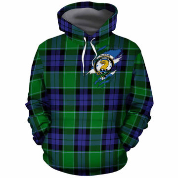 Haldane Clan Crest In Me Tartan Cotton Hoodie Scotland Flag Style