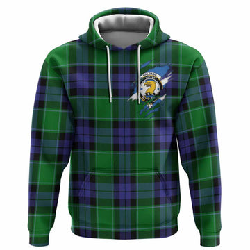 Haldane Clan Crest In Me Tartan Hoodie Scotland Flag Style