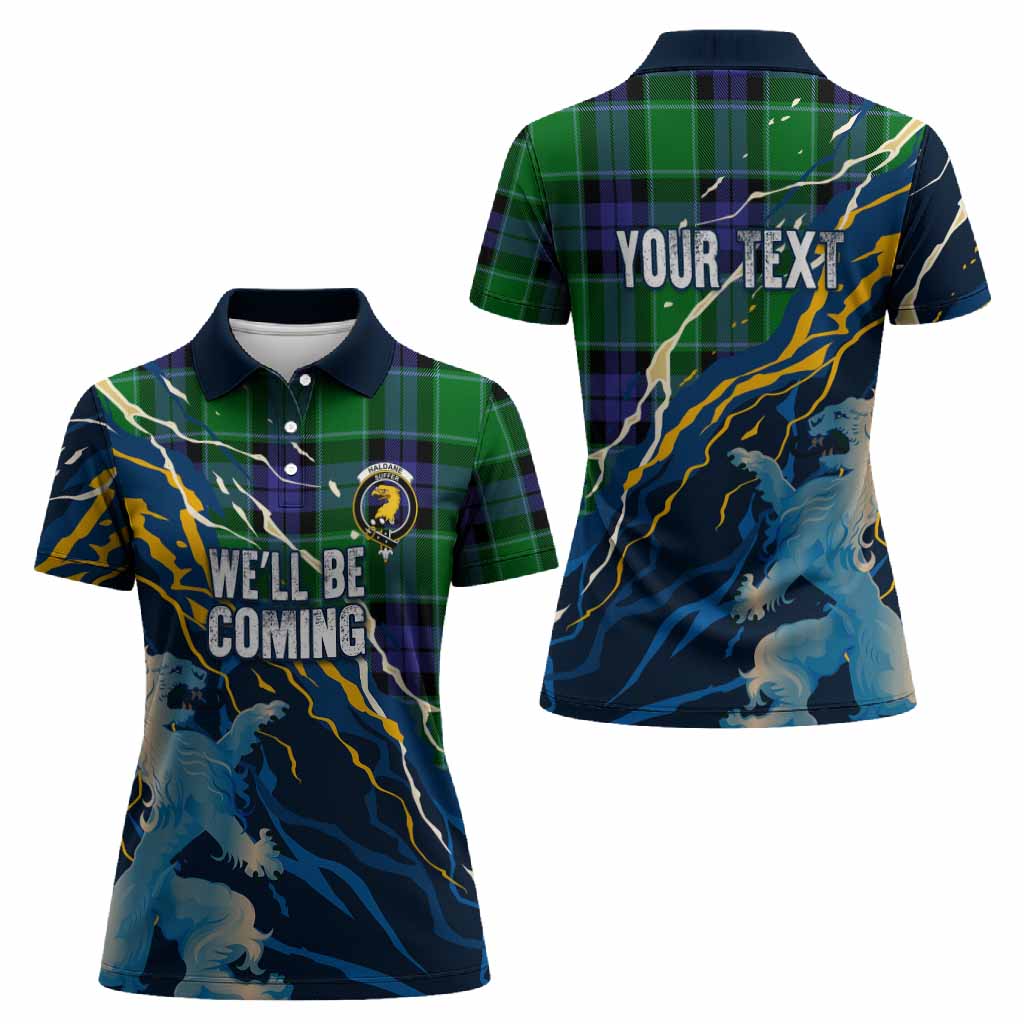 Haldane Scotland Tartan Women Polo Shirt WC2026 Football - We'll Be Coming