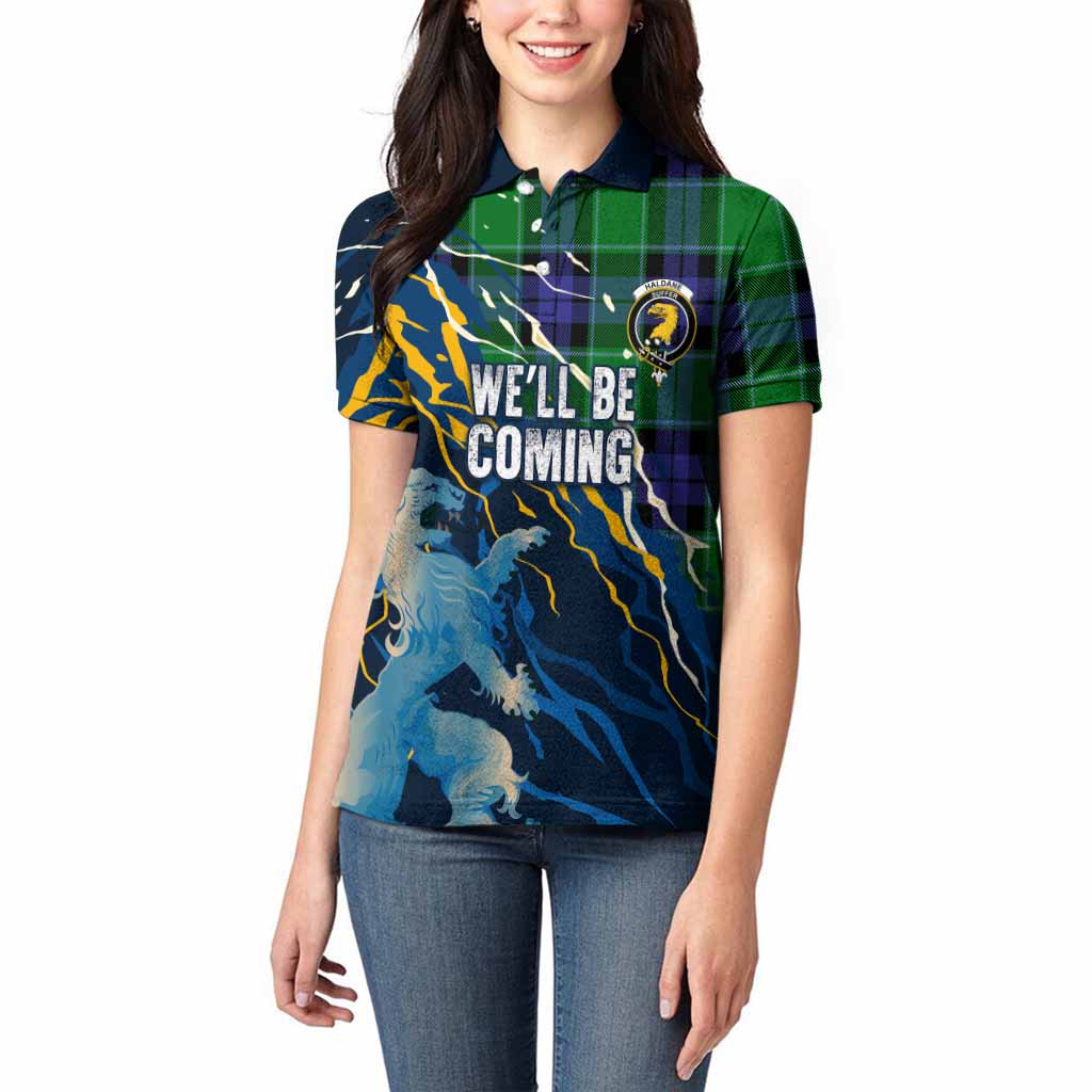 Haldane Scotland Tartan Women Polo Shirt WC2026 Football - We'll Be Coming