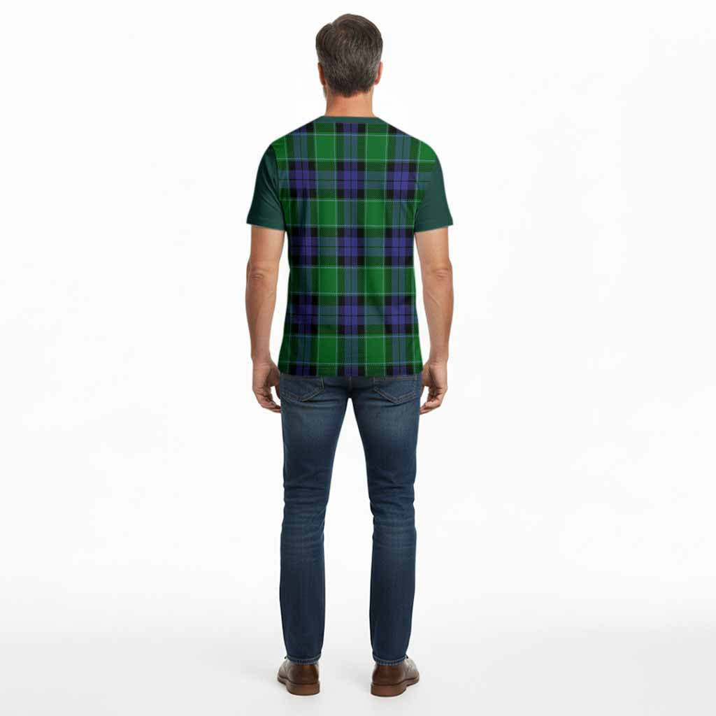 Haldane Tartan Accent Cotton T-shirt with Family Crest