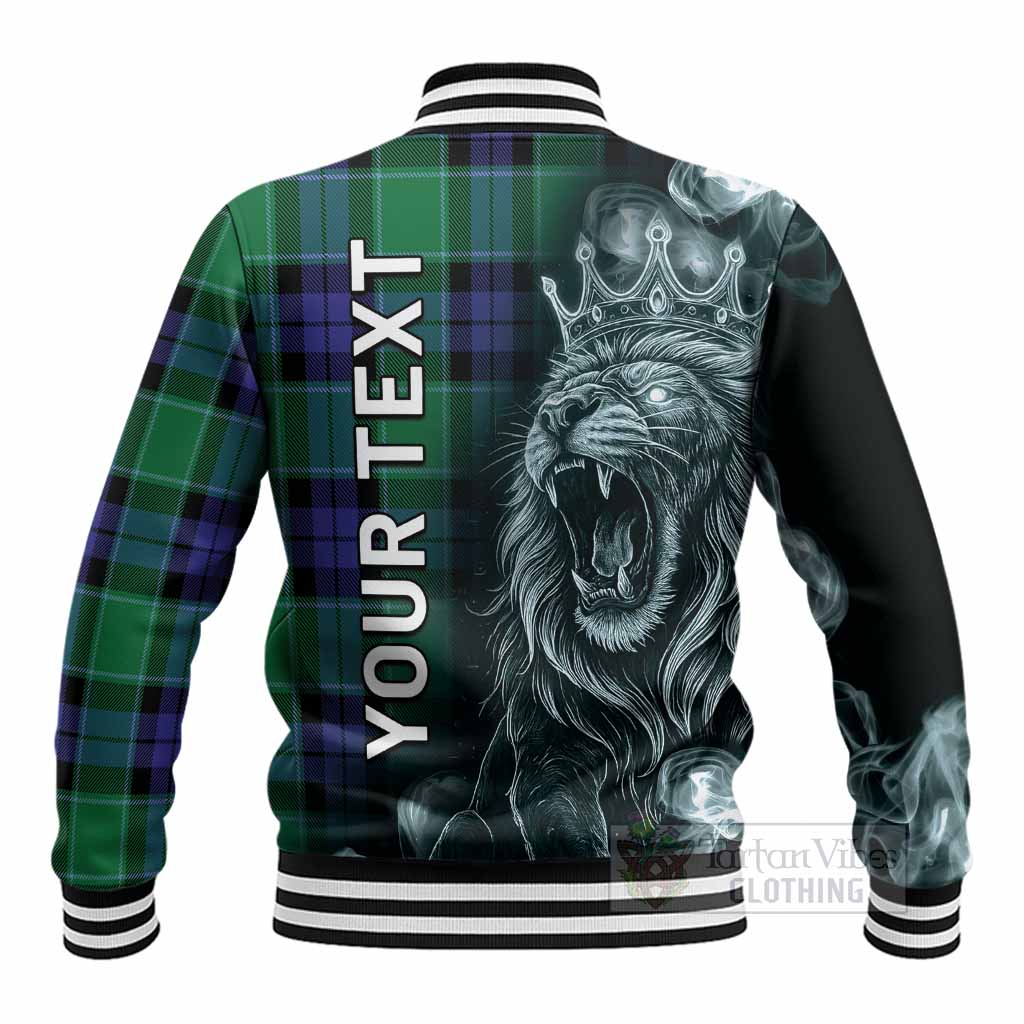 Haldane Tartan Baseball Jacket Roaring Lion Heritage