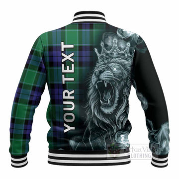 Haldane Tartan Baseball Jacket Roaring Lion Heritage