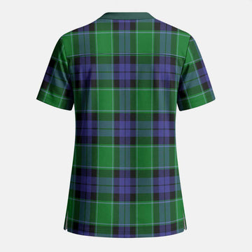 Haldane Tartan Scrub Top - Tartan Vibes Clothing