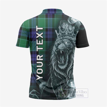 Haldane Tartan Zipper Polo Shirt Roaring Lion Heritage