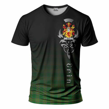 Tartan Vibes Clothing Hale Irish Clan T-Shirt with Coat of Arms Erin Go Bragh Celtic Inspired