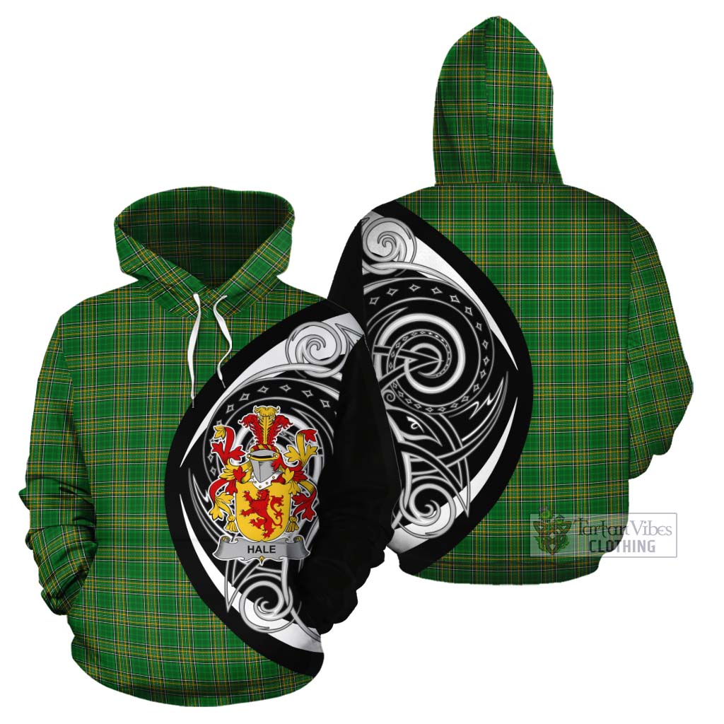 Tartan Vibes Clothing Hale Irish Clan Cotton Hoodie Celtic Circle Style