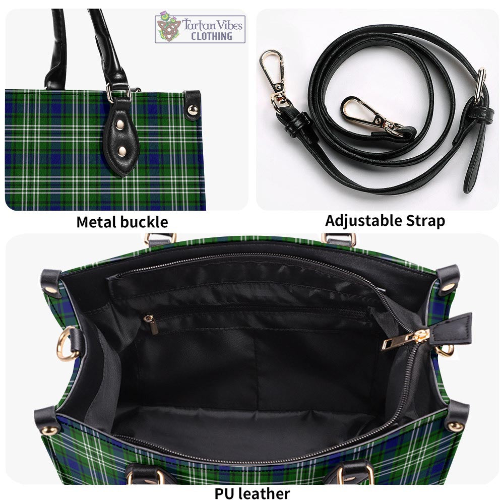 Haliburton Tartan Luxury Leather Handbags - Tartan Vibes Clothing