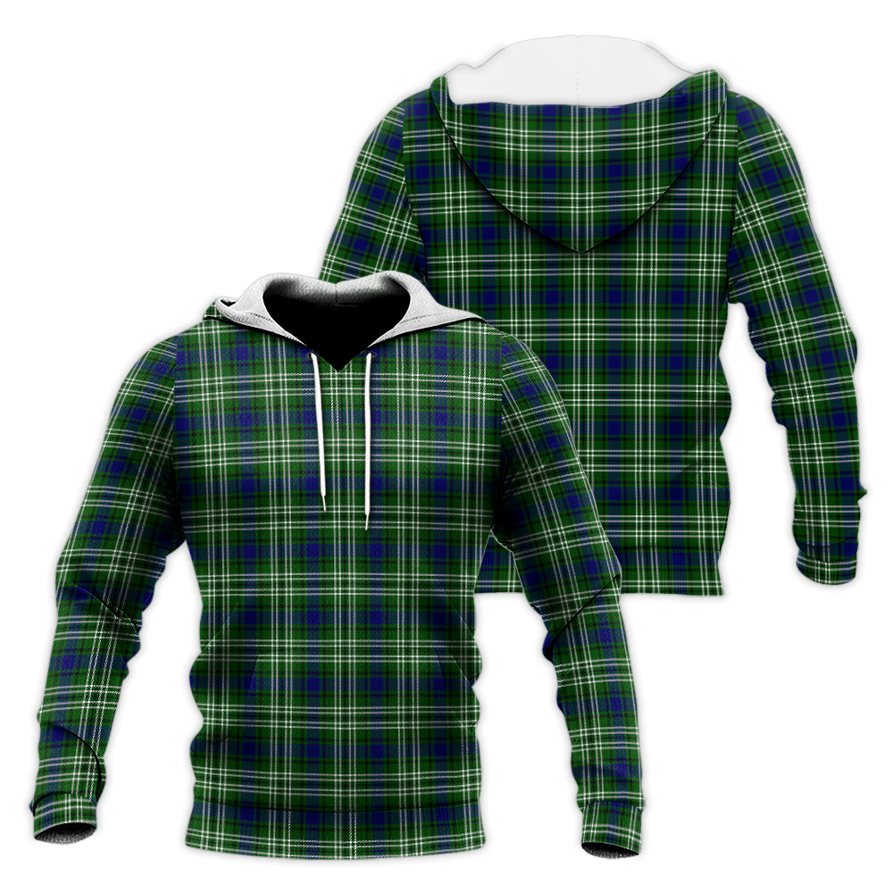Haliburton Tartan Knitted Hoodie Unisex - Tartan Vibes Clothing
