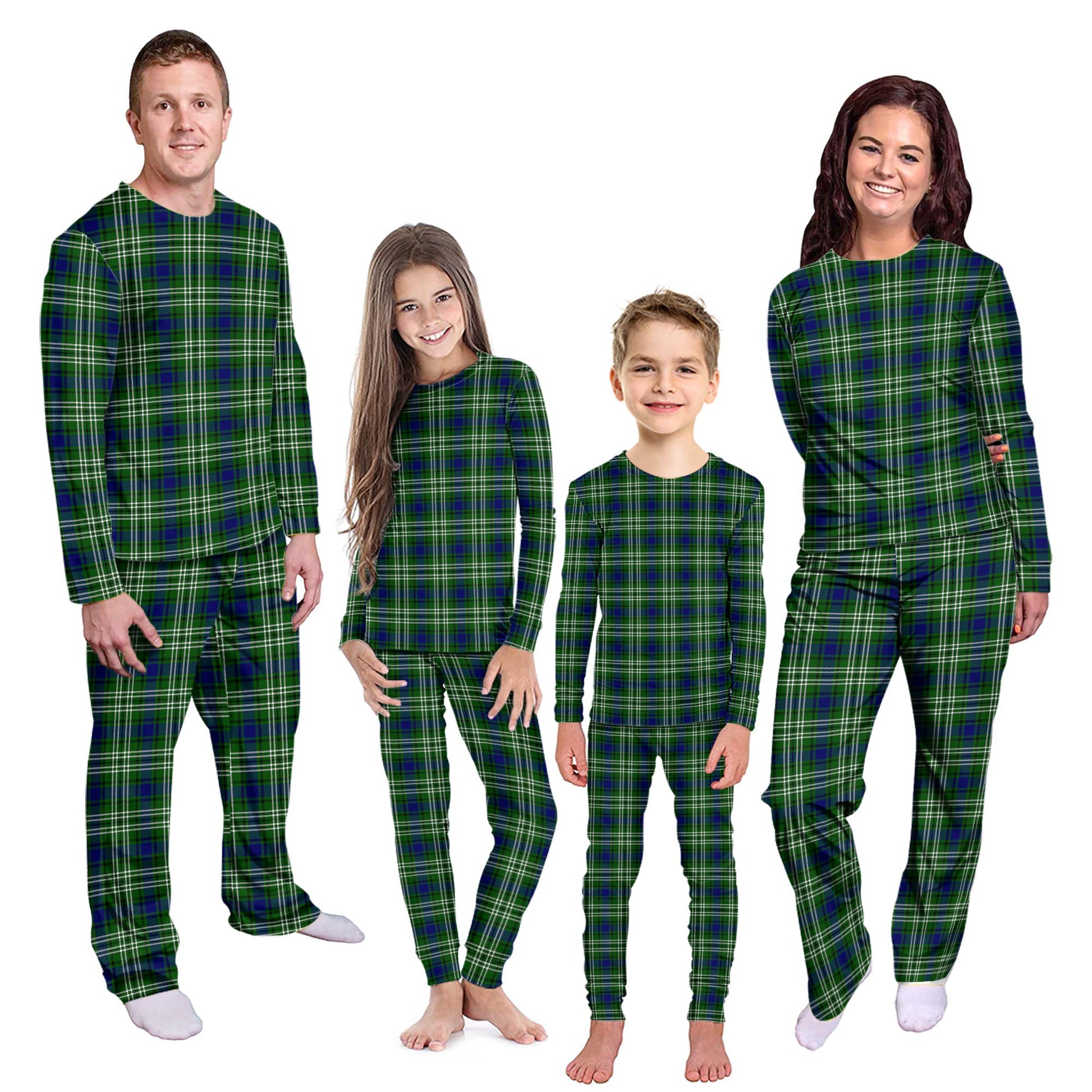 Haliburton Tartan Pajamas Family Set Kid - Tartan Vibes Clothing