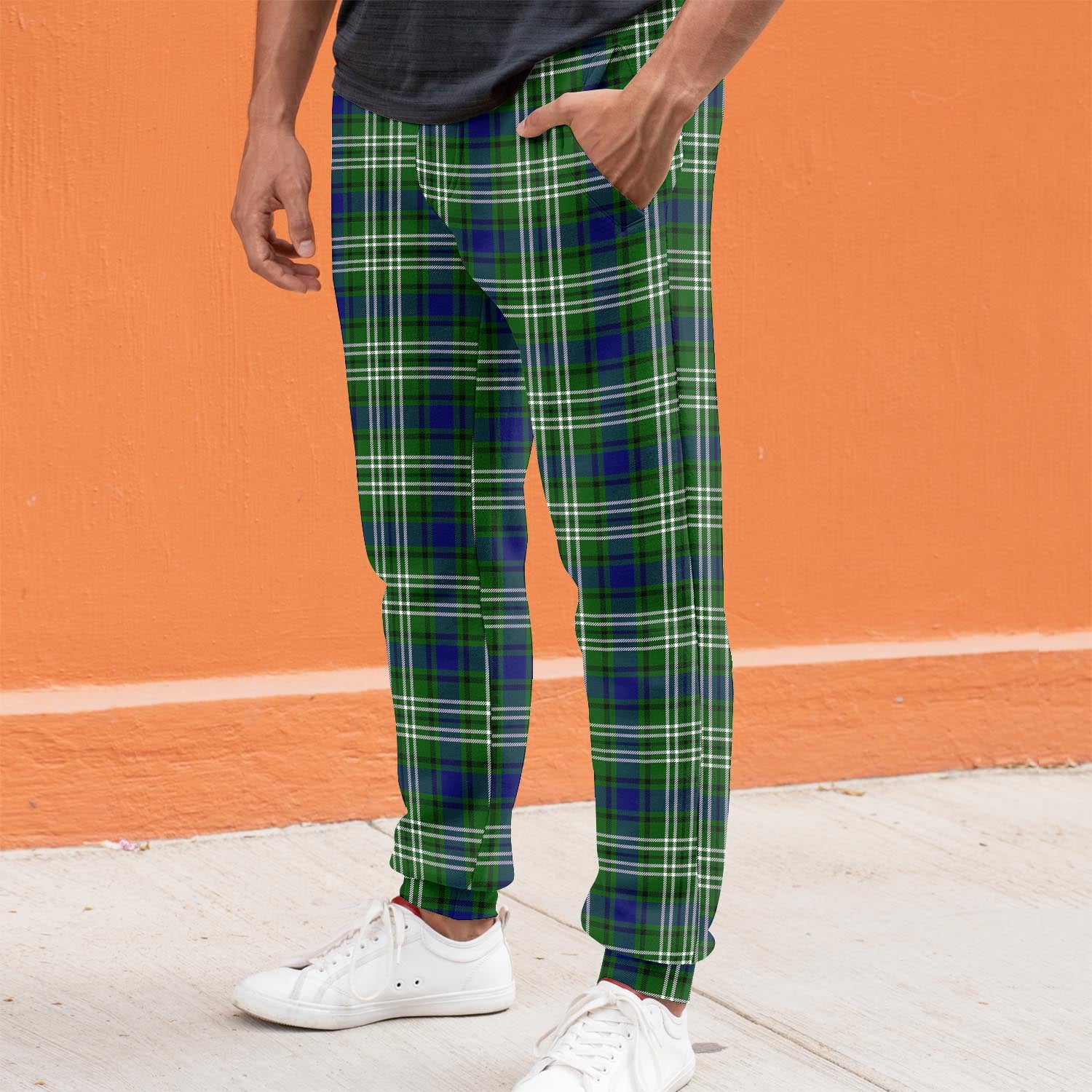 Haliburton Tartan Joggers Pants S - Tartan Vibes Clothing