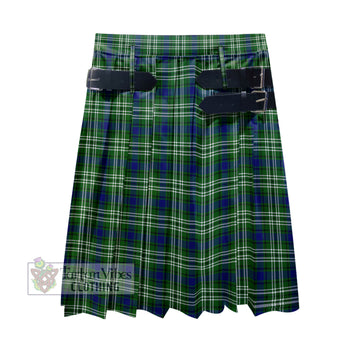 Haliburton Tartan Men's Pleated Skirt - Fashion Casual Retro Scottish Kilt Style