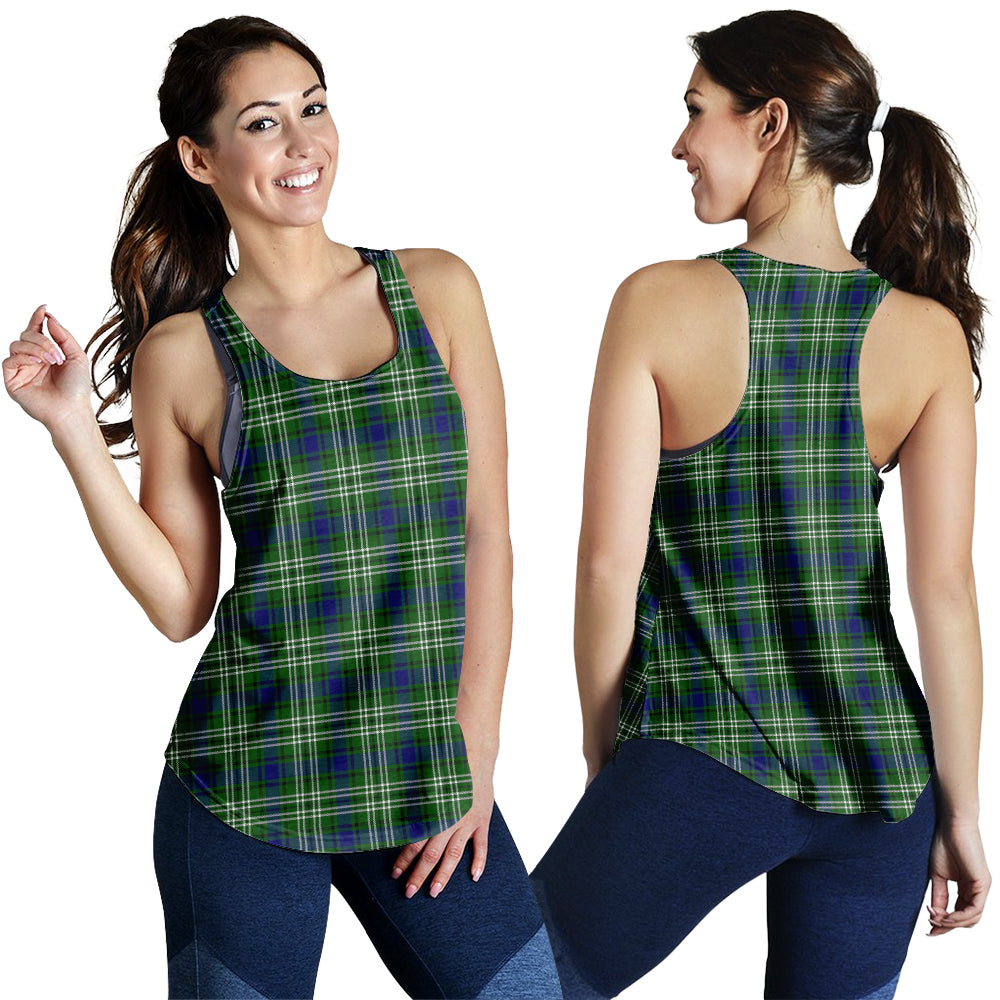 Haliburton Tartan Women Racerback Tanks 4XL - Tartan Vibes Clothing