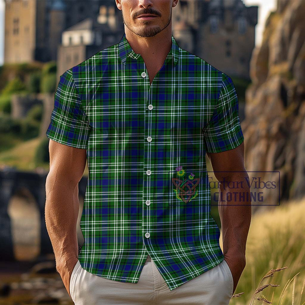 Haliburton Tartan Cotton Hawaiian Shirt Kid - Tartan Vibes Clothing