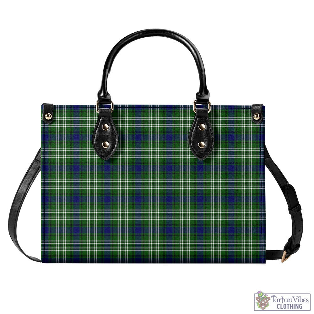 Haliburton Tartan Luxury Leather Handbags L - Tartan Vibes Clothing