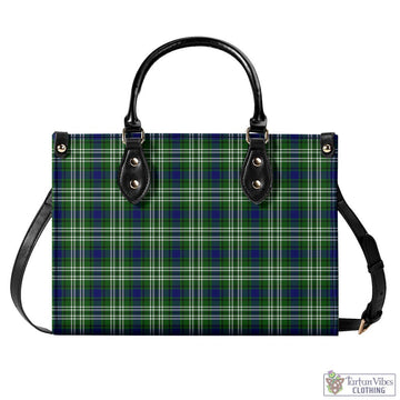 Haliburton Tartan Luxury Leather Handbags L - Tartan Vibes Clothing