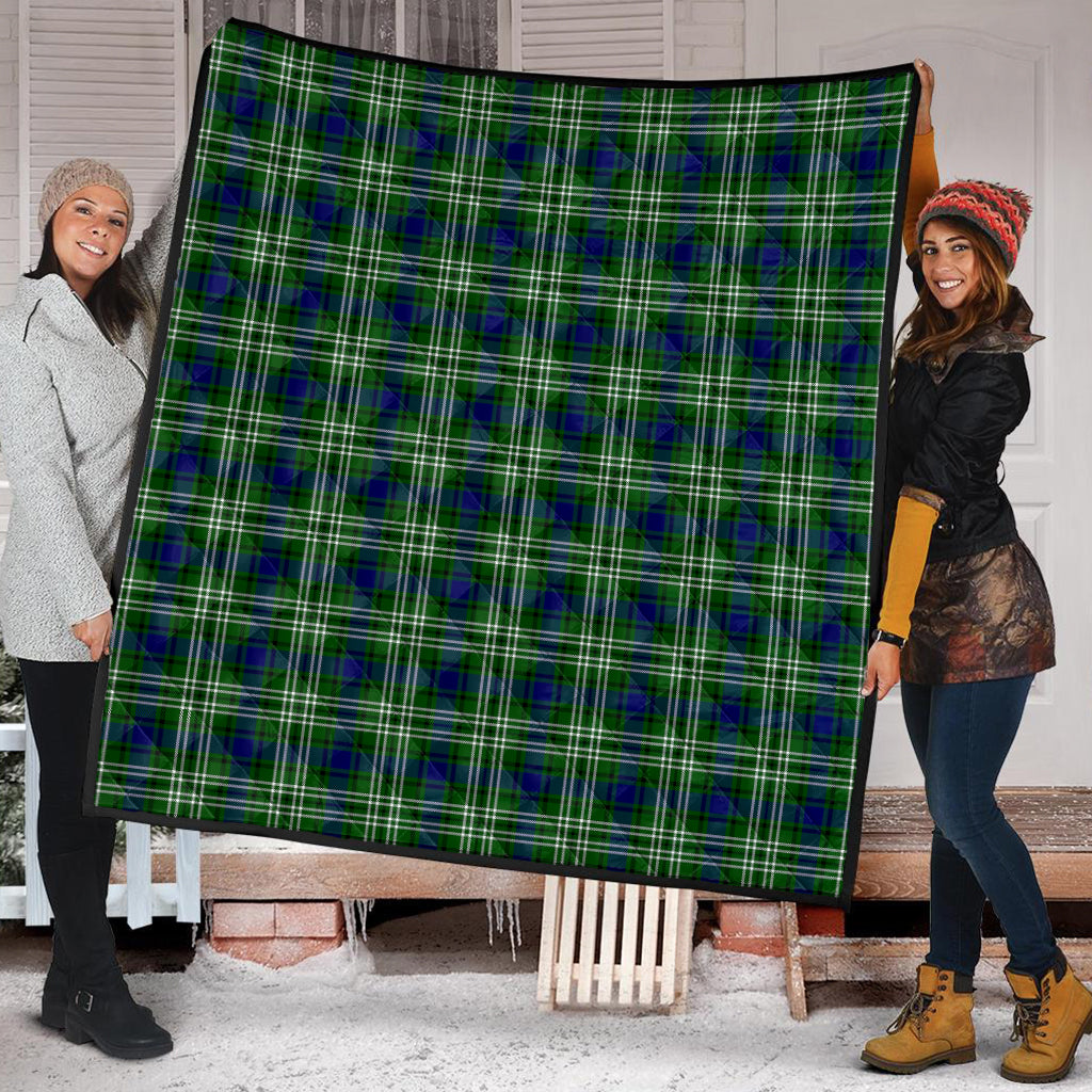 Haliburton Tartan Quilt Super King Quilt 91" x 110" - Tartan Vibes Clothing