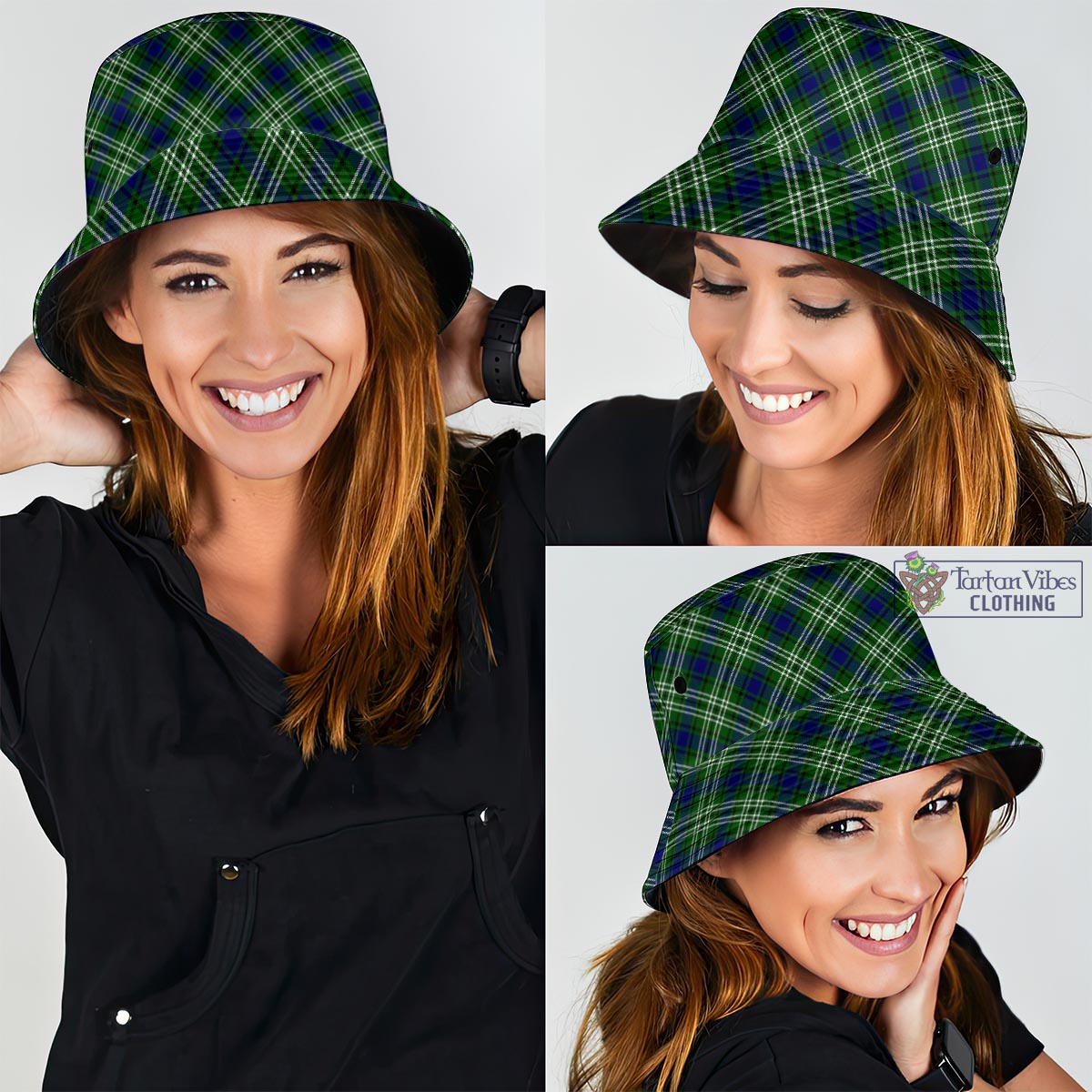 Haliburton Tartan Bucket Hat Bucket Hat One Size - Tartan Vibes Clothing