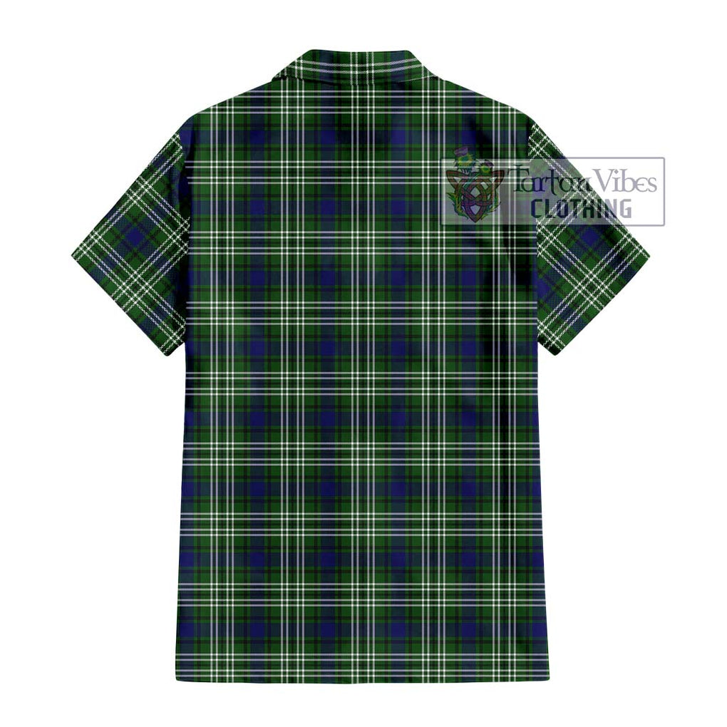 Haliburton Tartan Hawaiian Shirt with Family Crest DNA In Me Style - Tartan Vibes Clothing