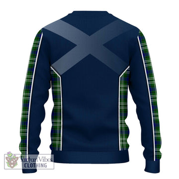 Haliburton Tartan Ugly Sweater with Family Crest and Lion Rampant Vibes Sport Style - Tartan Vibes Clothing