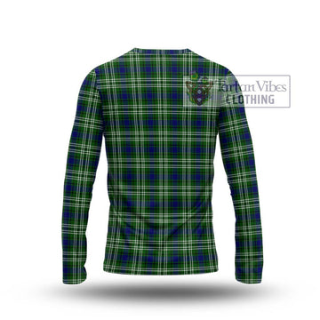 Haliburton Tartan Long Sleeve T-Shirt with Family Crest DNA In Me Style - Tartan Vibes Clothing