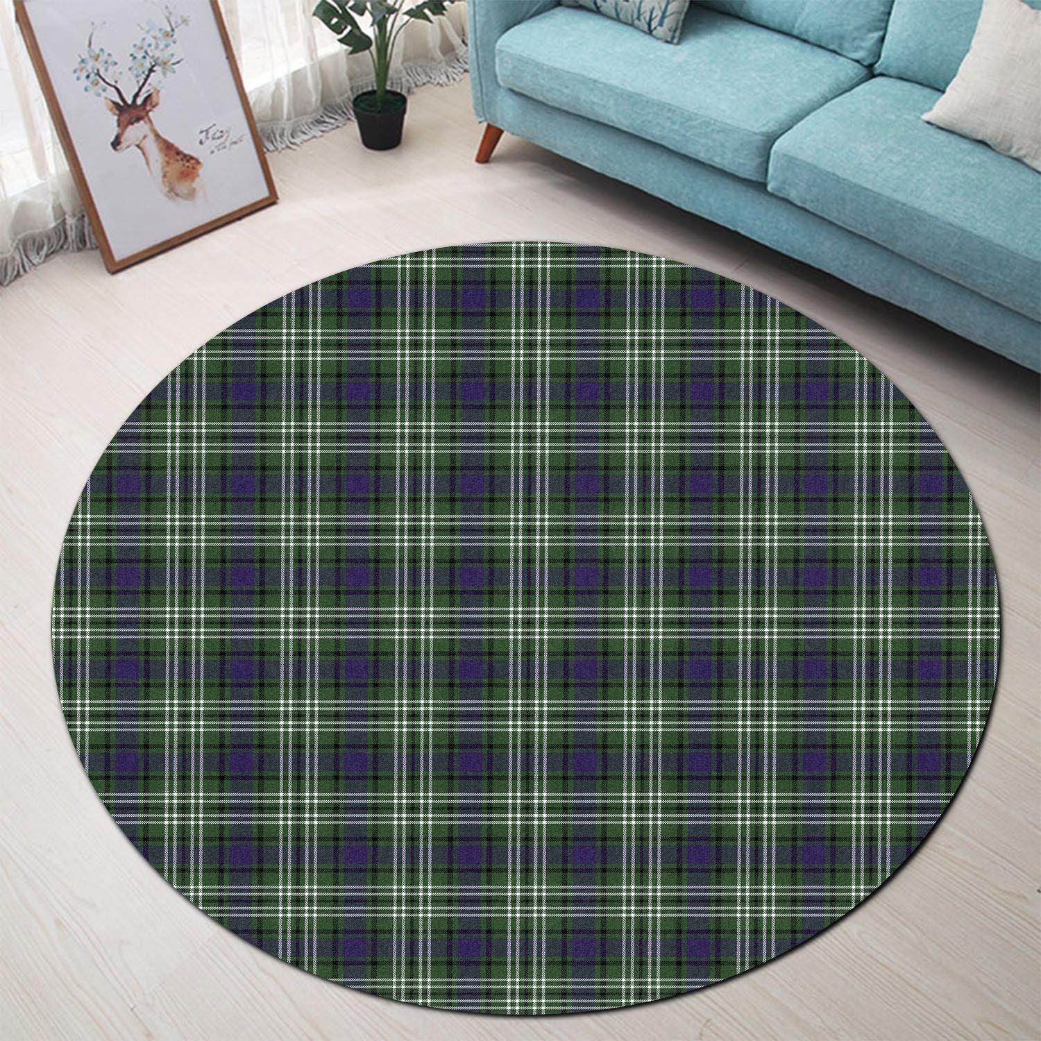 Haliburton Tartan Round Rug - Tartan Vibes Clothing