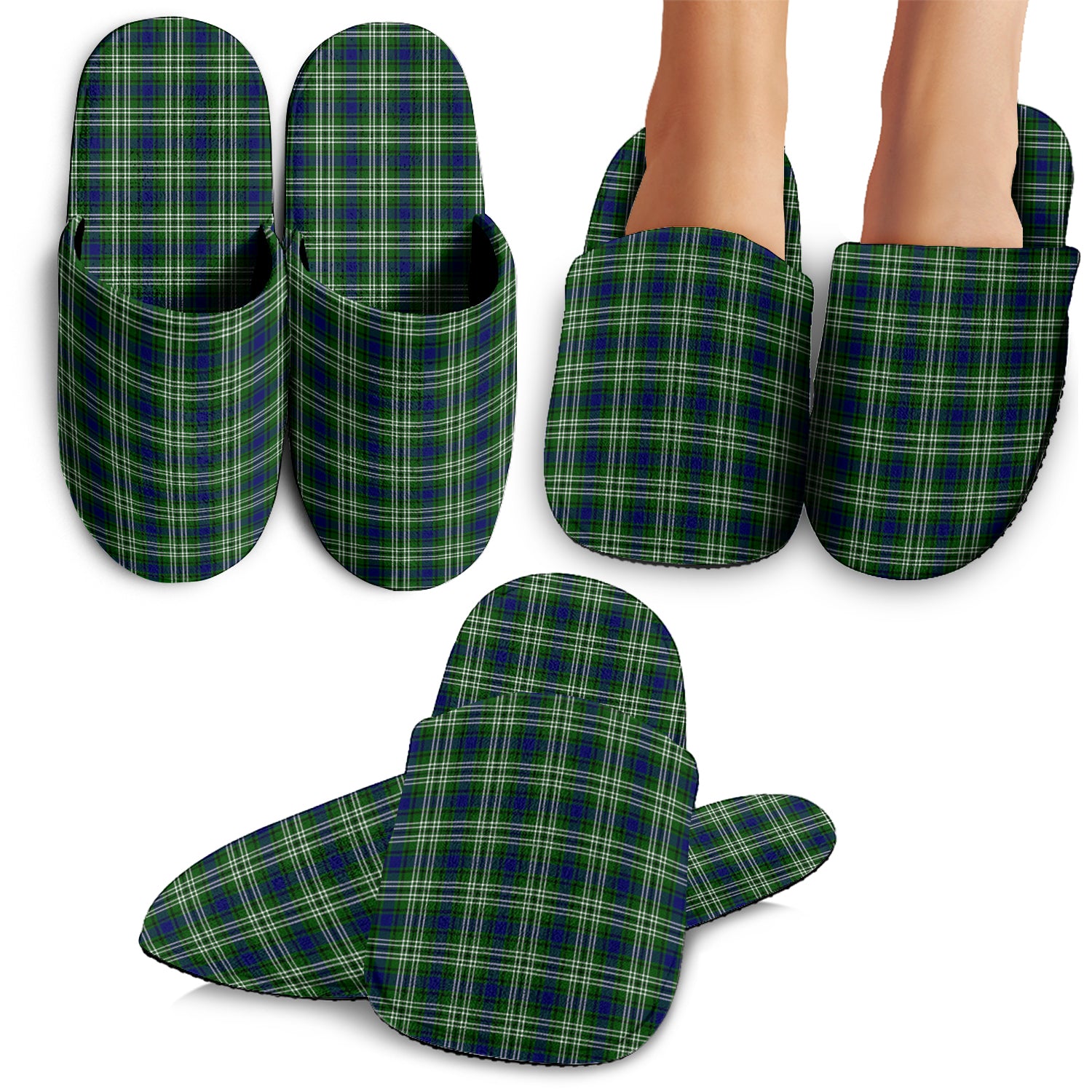Haliburton Tartan Home Slippers - Tartan Vibes Clothing