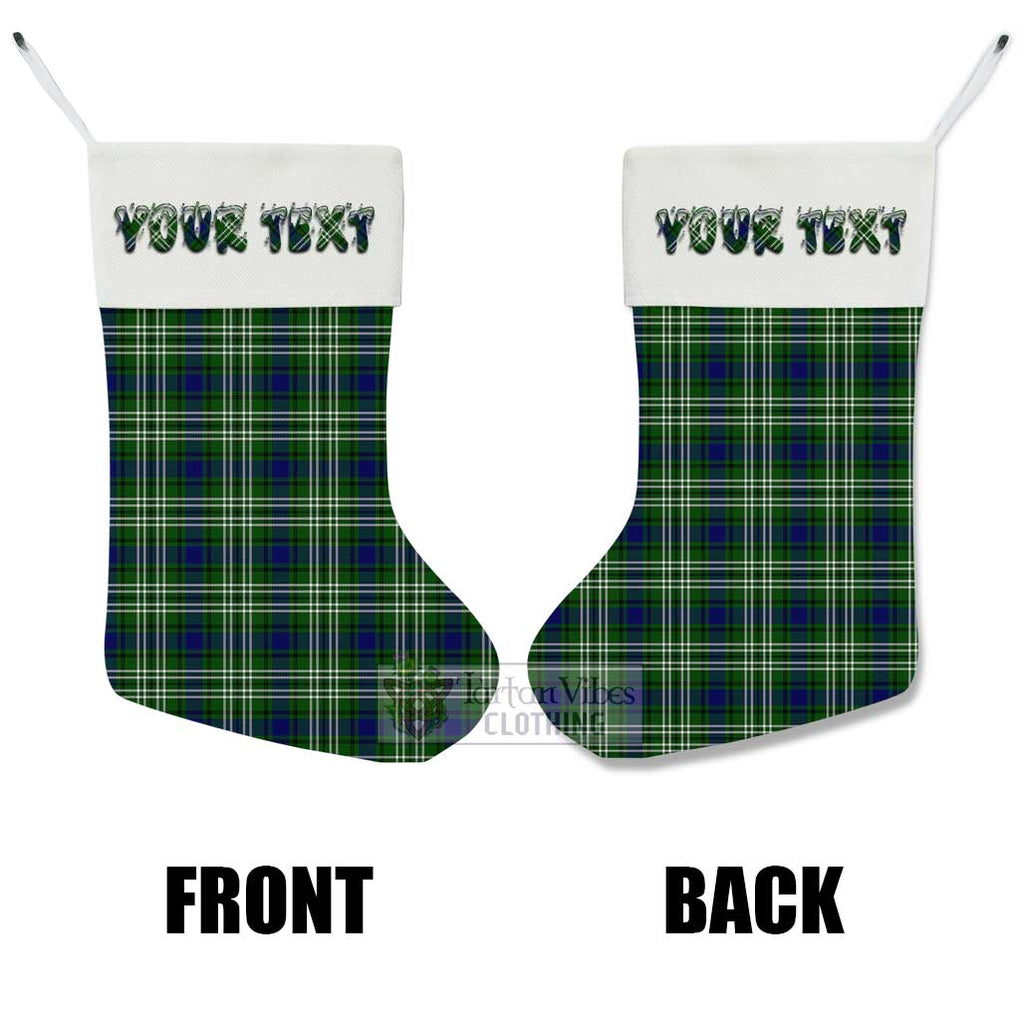 Haliburton Tartan Christmas Stocking with Personalized Text - Tartan Vibes Clothing