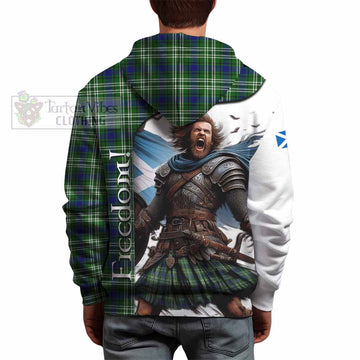 Haliburton Crest Tartan Hoodie Inspired by the Freedom of Scottish Warrior - Tartan Vibes Clothing