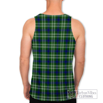 Haliburton Tartan Men's Tank Top with Family Crest DNA In Me Style - Tartan Vibes Clothing