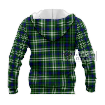 Haliburton Tartan Knitted Hoodie with Family Crest DNA In Me Style - Tartan Vibes Clothing