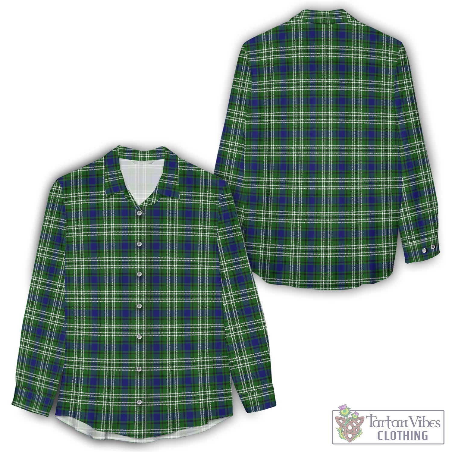 Haliburton Tartan Women's Casual Shirt - Tartan Vibes Clothing