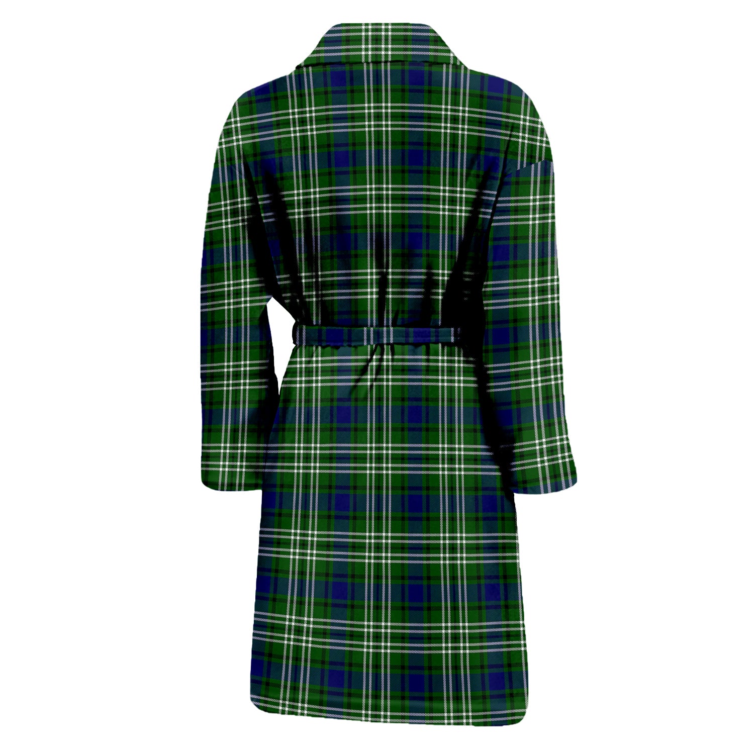 Haliburton Tartan Bathrobe with Family Crest - Tartan Vibes Clothing