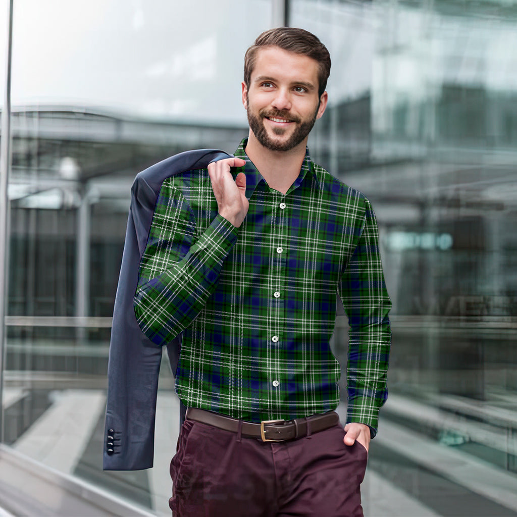 Haliburton Tartan Long Sleeve Button Up Shirt - Tartan Vibes Clothing