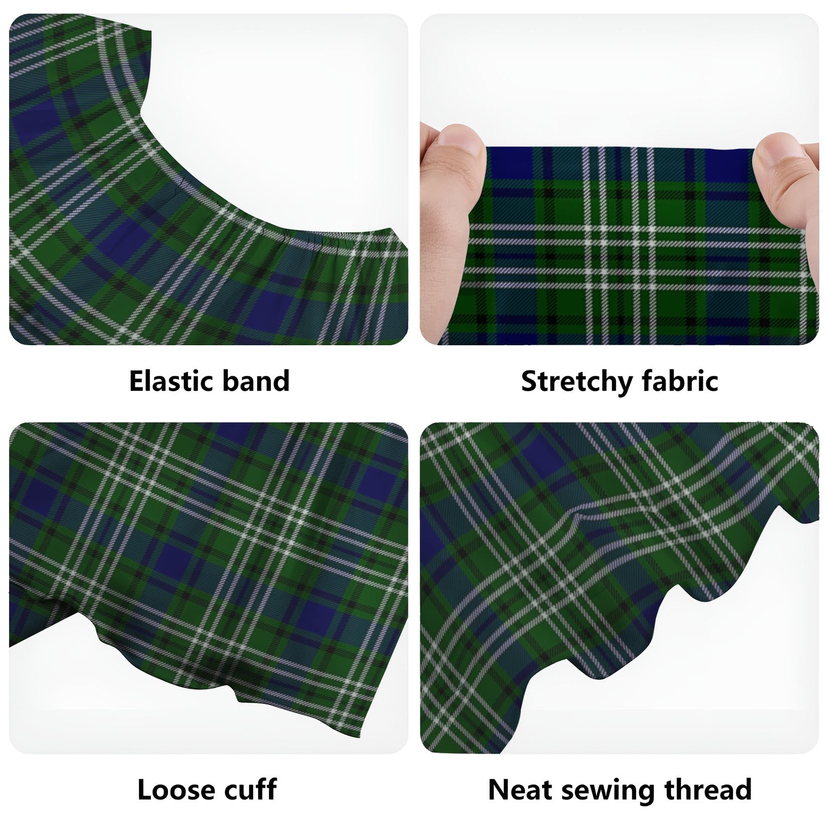 Haliburton Tartan Off Shoulder Long Dress - Tartan Vibes Clothing