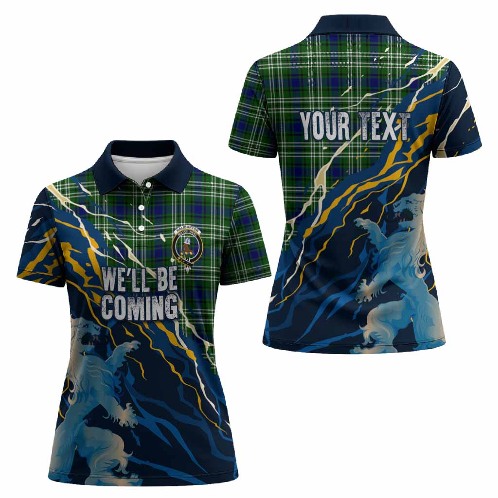 Haliburton Scotland Tartan Women Polo Shirt WC2026 Football - We'll Be Coming